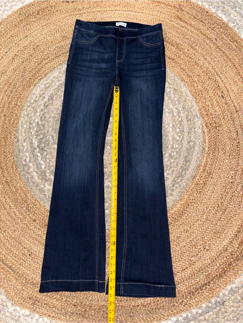 Cello Dark Indigo Flared Women's Jeans